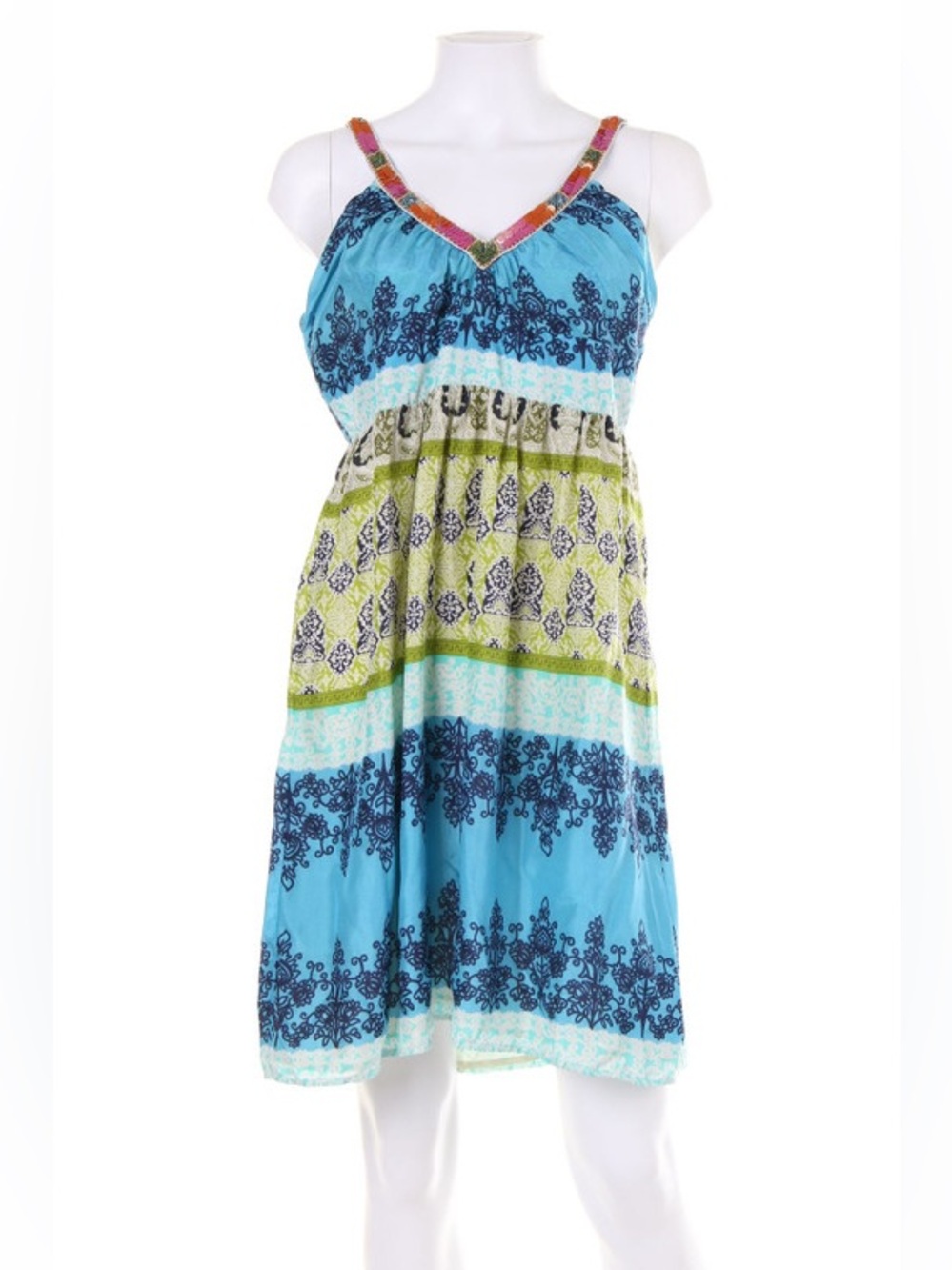 ANTHROPOLGIE VELVET 100% Silk V-neck Mini Dress